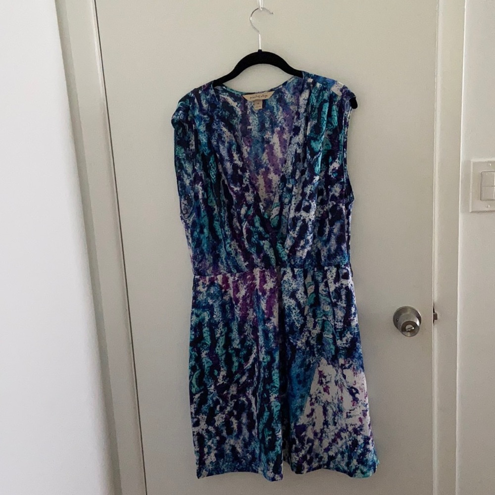 XL faux wrap dress